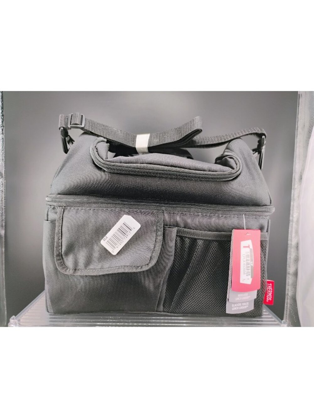 Thermos Insulated Lunch Lugger Black With Adjustable Strap Durable